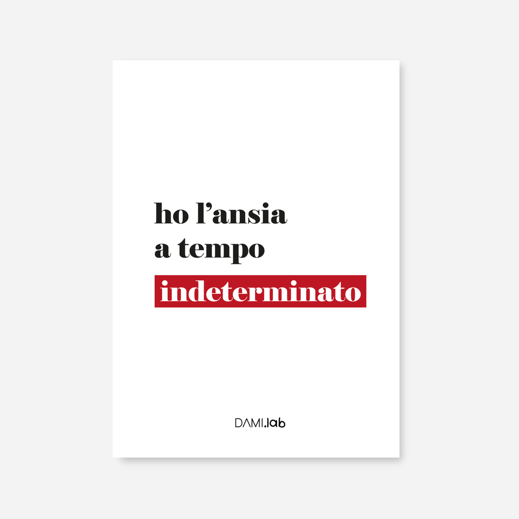 Ansia a tempo indeterminato