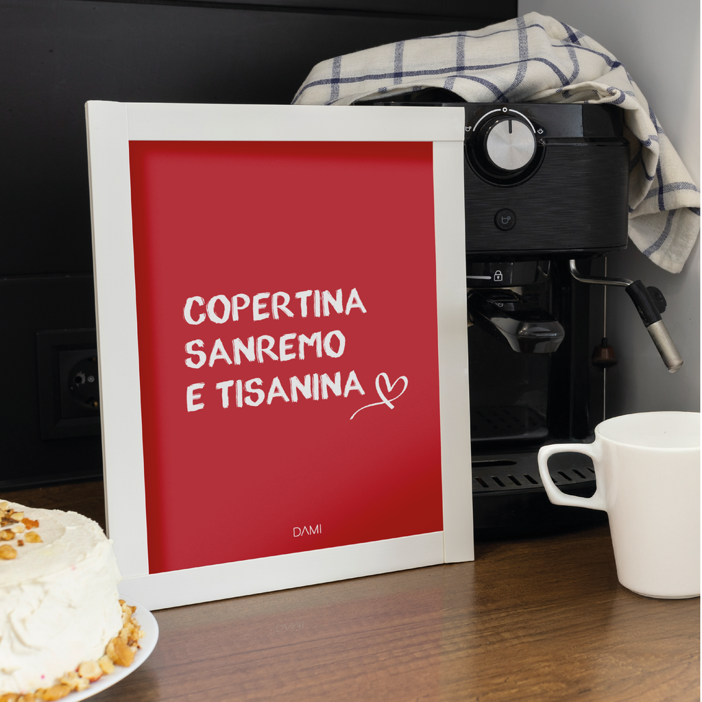 Copertina, tisanina e Sanremo